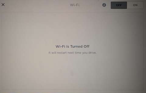 Wi-Fi is Turned Off