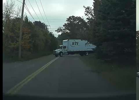 Truck crossing